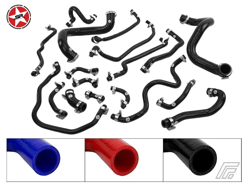 Radiator Coolant & Breather Silicone Hose Kit - Stoney Racing - Celica T Sport 2Zz-Ge 1