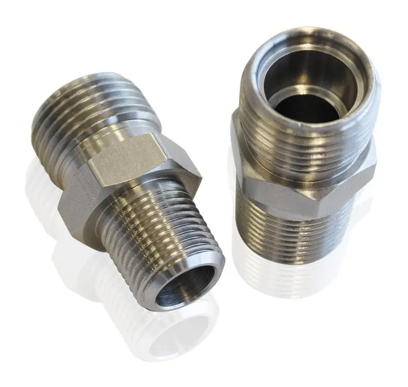 Earl'S Af88-3000 Npt To A/C Fitting Adapter – 1/4" And 3/8" Compatibility 1
