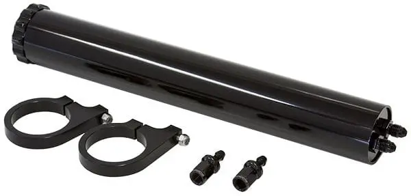 Black Billet Aluminum Radiator Overflow Tank – Af77-1021Blk 1