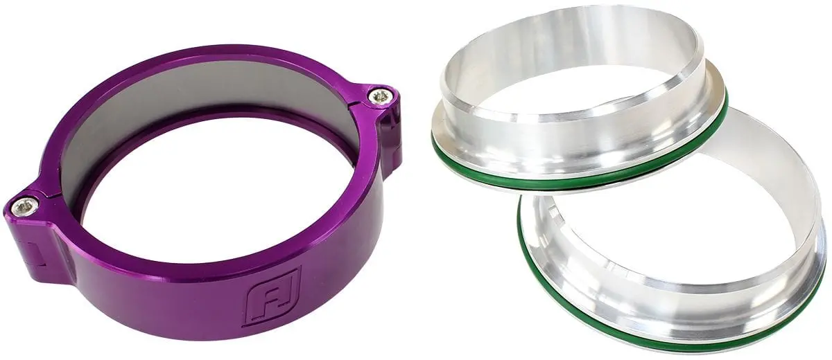 4-Inch Billet Aluminum Intercooler Clamp – Purple Anodized (Af25-4000Pur) 1