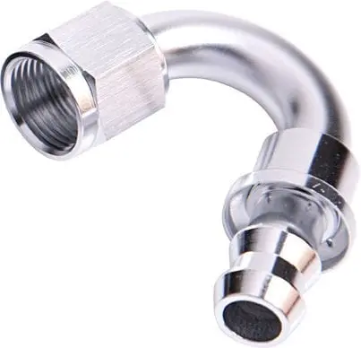 Earl'S 400 Series Push-Lock Hose End – -8An, 150° Angle (Af405-08S) 1