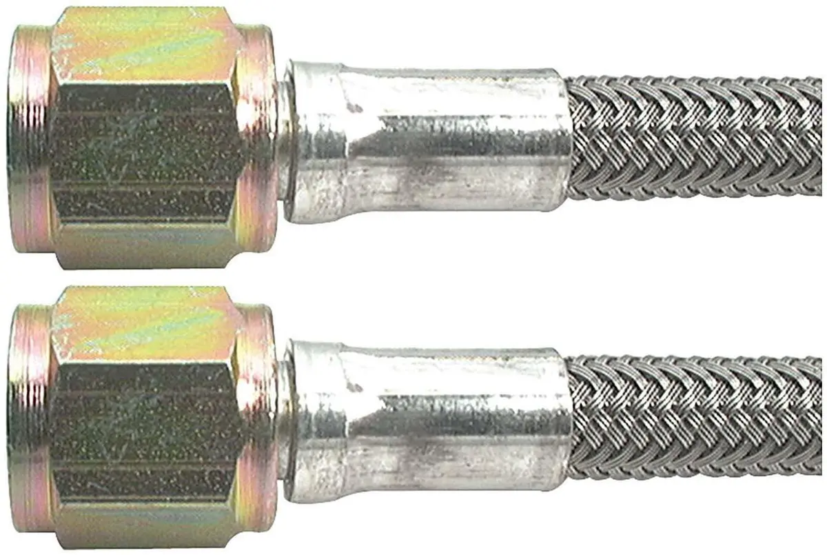 Allstar Performance Braided Stainless Steel Brake & Fuel Lines – 48-Inch Kit (All46400-48) 1