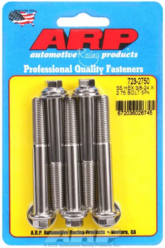 Arp 723-2750 Stainless Steel Bolts – Corrosion-Resistant Fasteners For Under-Hood Use 1
