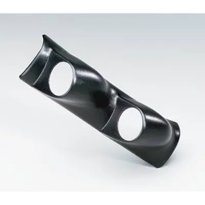 Autometer Universal Pillar Mount Gauge Pod – Fits Three 2-1/16" Gauges (Model 15103) 1