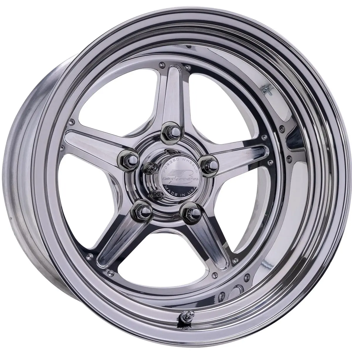 Billet Specialties Street Lite Polished 17X7 Wheel – Rs23514L6535, 5X4.5" Bolt Pattern 1