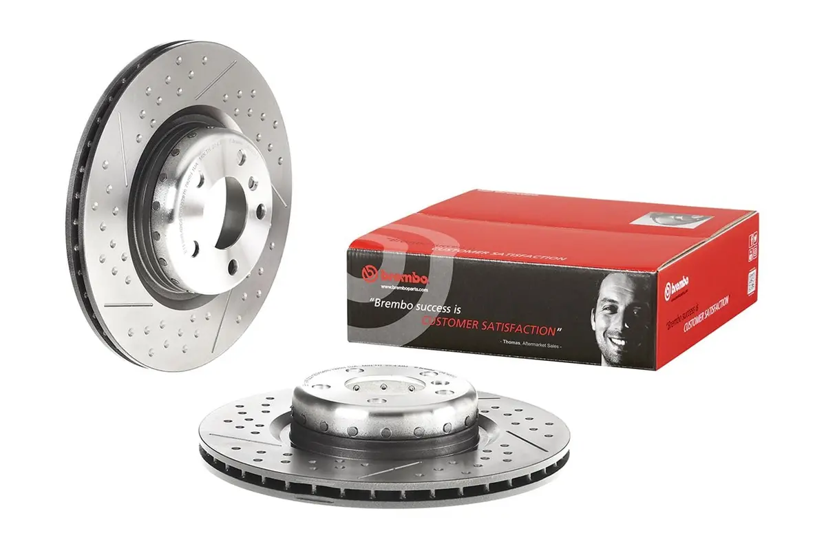 Brembo 09.C400.13 Uv-Coated Premium Brake Rotors For Enhanced Durability 1