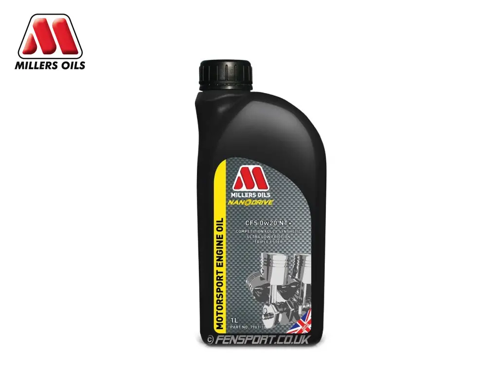 Millers - Nanodrive Fully Synthetic Engine Oil With Nano Tec - Cfs 0W20 Nt+ - 1 Litre 1