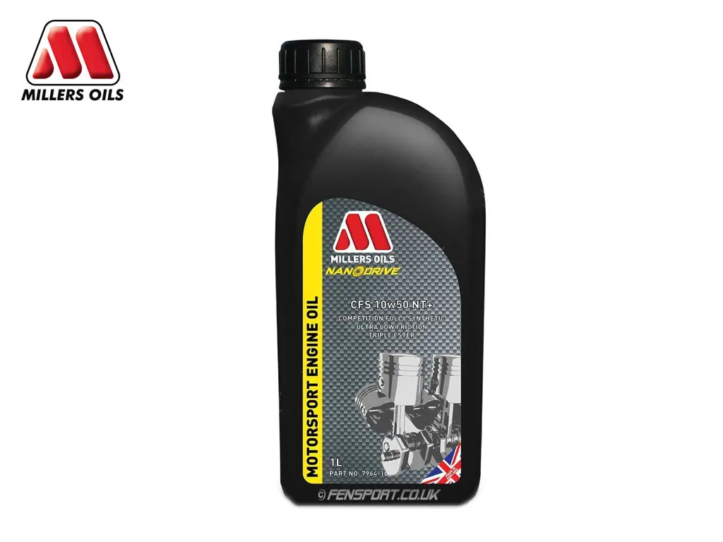 Millers - Nanodrive Fully Synthetic Engine Oil With Nano Tech - Cfs 10W50 Nt+ - 1 Litre 1