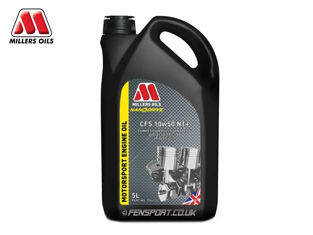 Millers - Nanodrive Fully Synthetic Engine Oil With Nano Tech - Cfs 10W50 Nt+ - 5 Litre 1