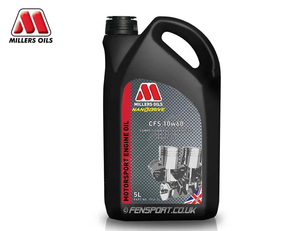 Millers - Fully Synthetic Engine Oil - Cfs 10W60 - 5 Litre 1