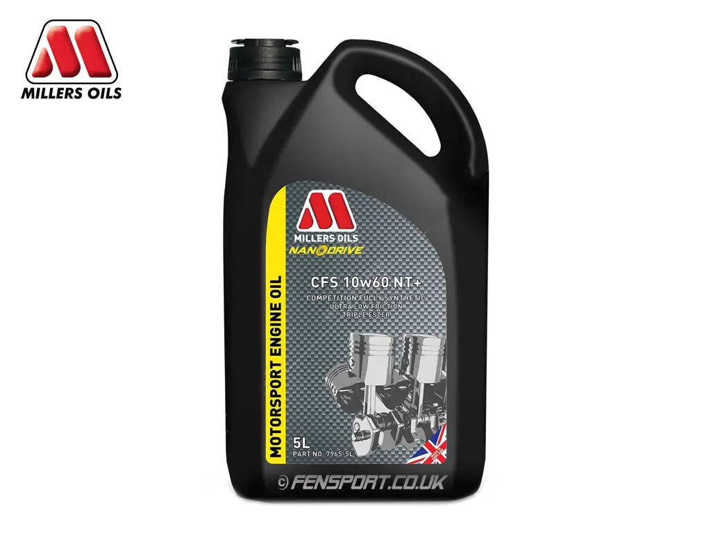 Millers - Nanodrive Fully Synthetic Engine Oil With Nano Tech - Cfs 10W60 Nt+ - 5 Litre 1