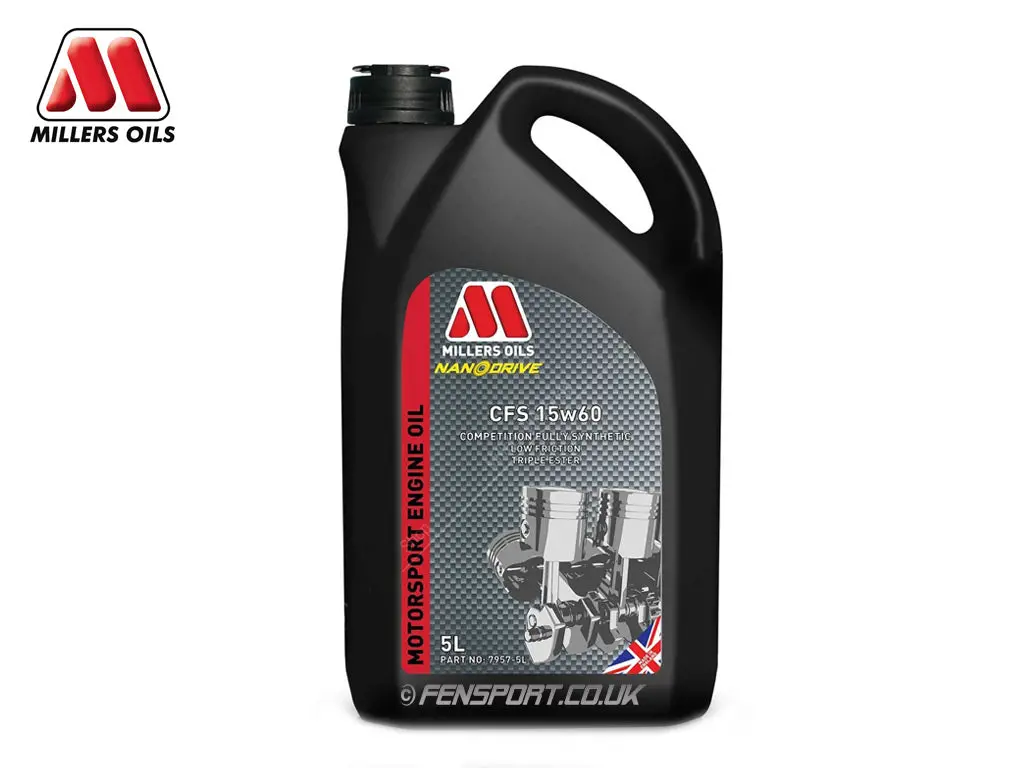 Millers - Fully Synthetic Engine Oil - Cfs 15W60 - 5 Litre 1