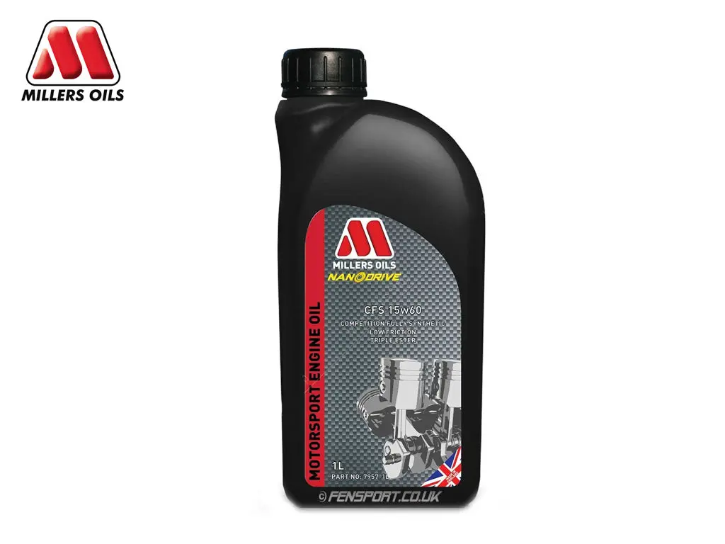 Millers - Fully Synthetic Engine Oil - Cfs 15W60 - 1 Litre 1