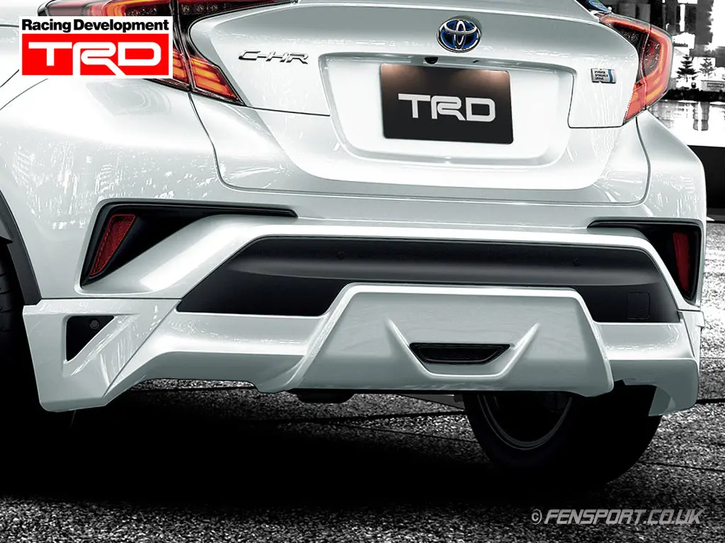 Trd Rear Bumper Spoiler - Ag Style - Various Colours - Toyota C-Hr 1
