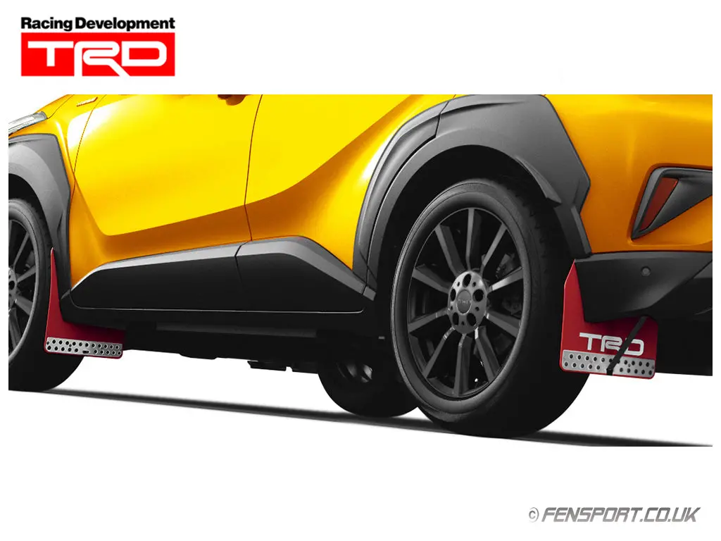 Trd Mud Flap Set - Red - Toyota C-Hr 1