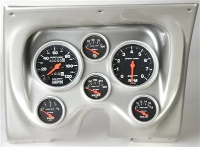 Classic Thunder Road 101670212 Dash Panel With Autometer Gauges 1