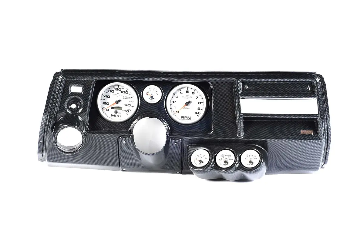 Classic Thunder Road Dash Panel With Autometer Gauges – Model 103691113 1