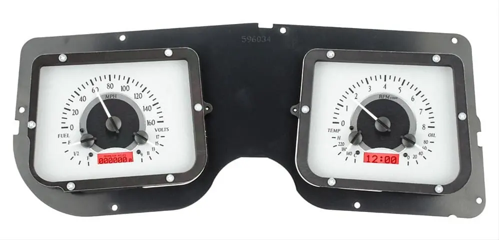 Dakota Digital Vhx-68C-Cvl-S-R Direct-Fit Analog Gauge System 1