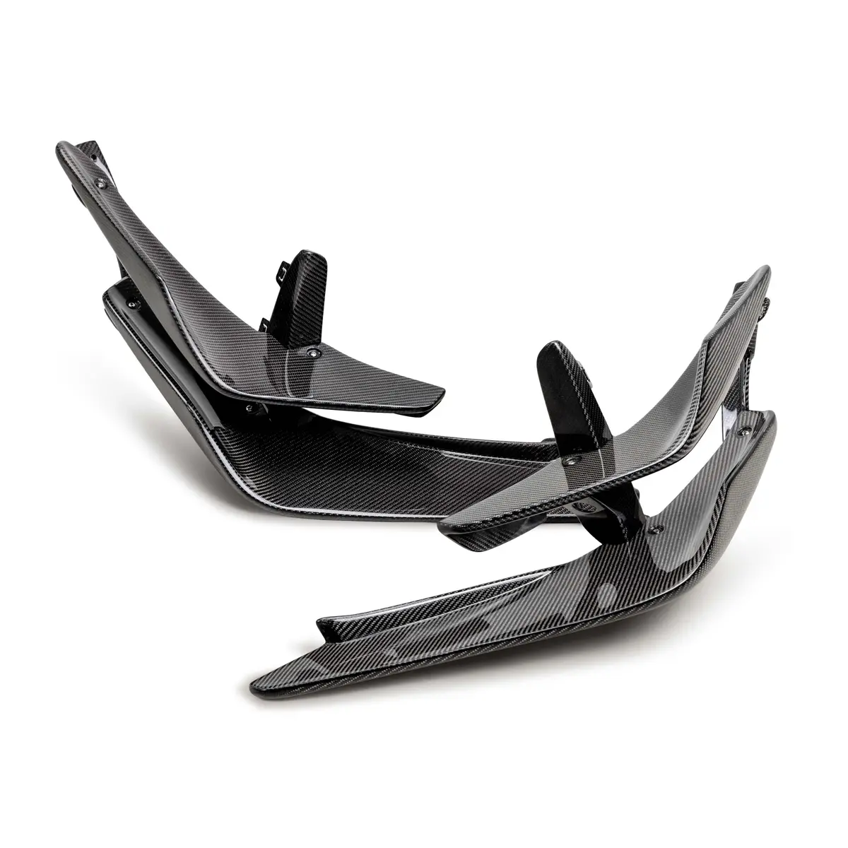 Seibon Carbon | Carbon Fiber Front Bumper Canards | Honda Civic Type R | Fl5 2.0T K20c1 | 2023+ 1