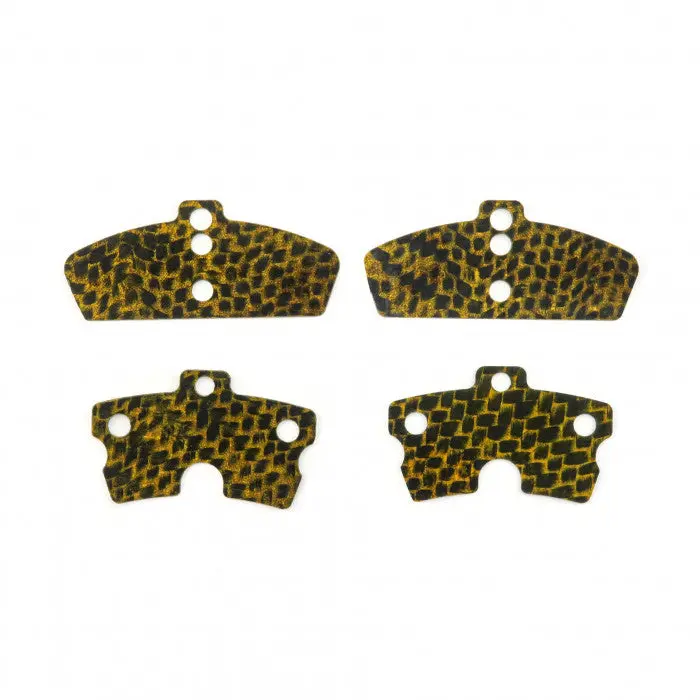 Hel Performance | Rear Carbon Fibre Brake Pad Shims | Honda Civic Type R | Fk2 K20c1 2.0T | 2015-16 1
