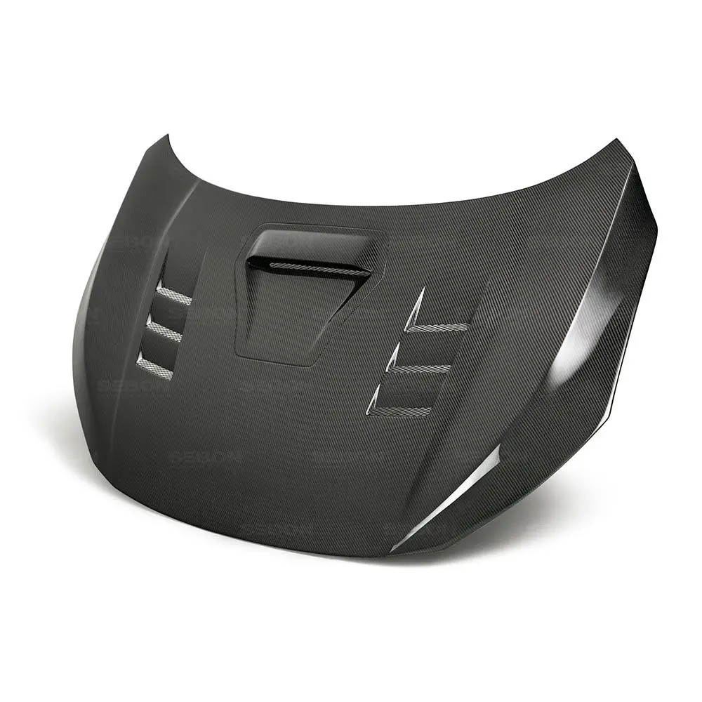 Seibon Ts-Style Carbon Fibre Bonnet | Honda Civic Type R | Fk8 2.0T K20c1 | 2017+ 1