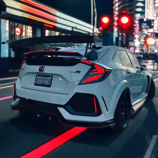 Hirev Sports | 'Elite Series' Led Tail Lights | Honda Civic Type R | Fk8 2.0T K20c1 | 2017-2021 1