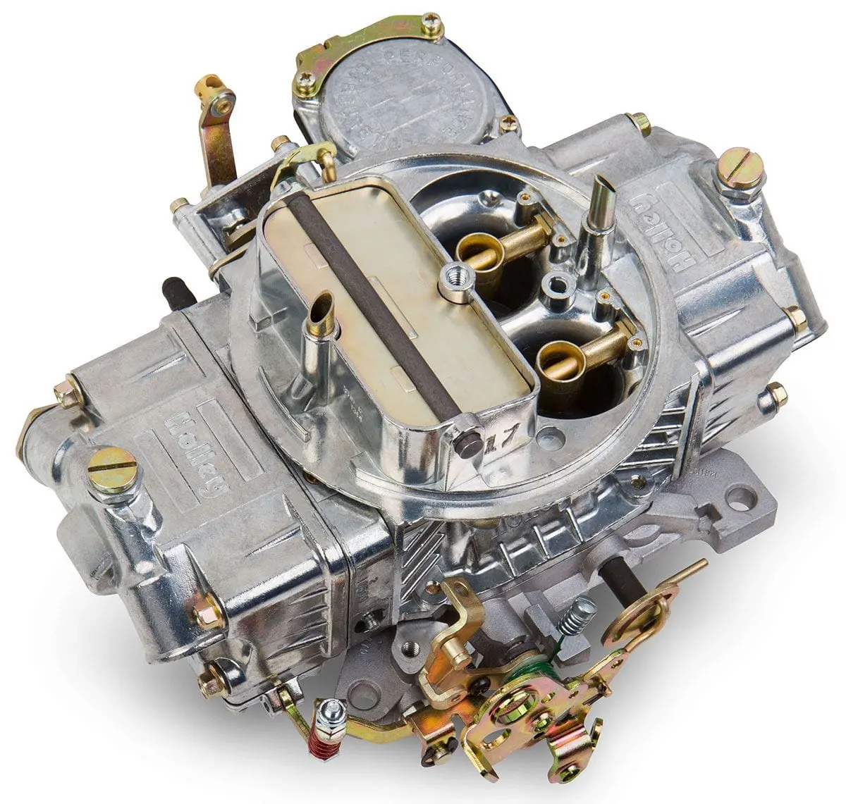 Holley 750 Cfm 4-Barrel Street Carburetor – Silver Finish, Vacuum Secondary 1