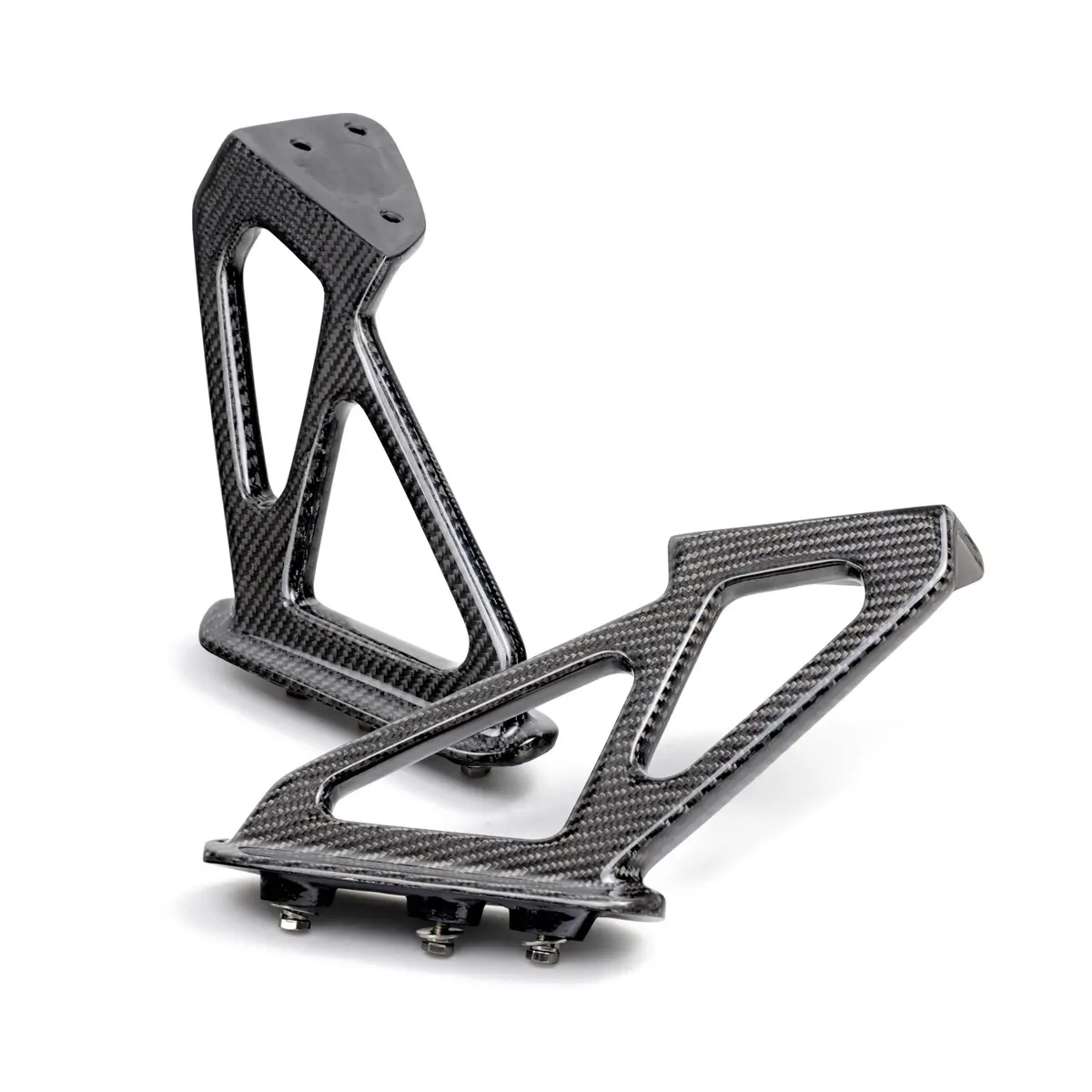 Seibon Carbon | Oem-Style Carbon Fibre Rear Spoiler Mounting Brackets | Honda Civic Type R | Fl5 2.0T K20c1 | 2023+ 1