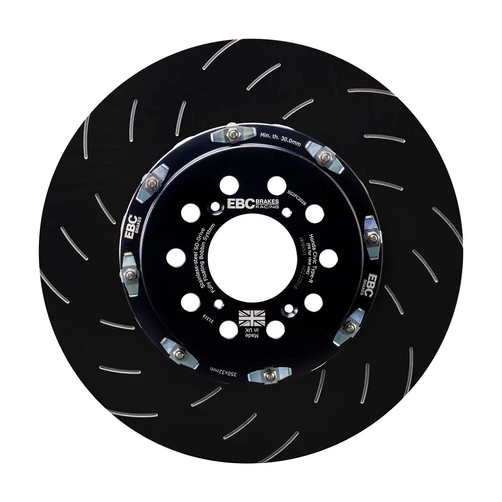 Ebc Brakes | 2-Piece Front Brake Disc Pair | Honda Civic Type R | 2.0T K20c1 | 2015+ 1