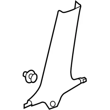 Genuine Honda | B-Pillar Lower Interior Trim | Honda Civic Type R | Fk8 2.0T K20c1 | 2017-2022 1