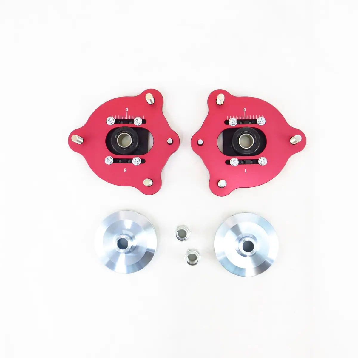 Rs-R | Front Camber Adjustable Pillow-Ball Top Mounts | Honda Civic Type R | Fk8/Fl5 2.0T K20c1 | 2017+ 1