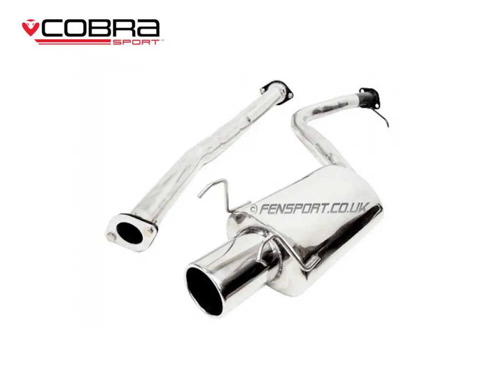 Cobra Exhaust System - Non Resonated - 4" Jap Style - Polished Tails - Lexus Is200 1