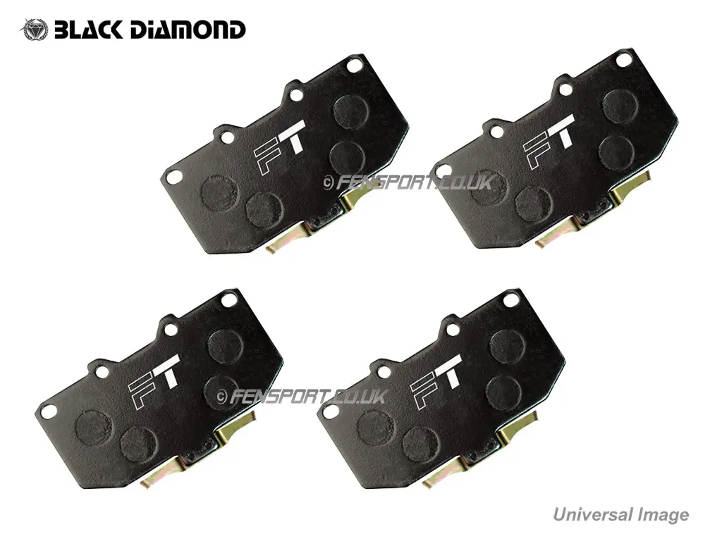 Brake Pads - Front - Black Diamond Predator - Corolla 1.8 T Sport Zze123 1