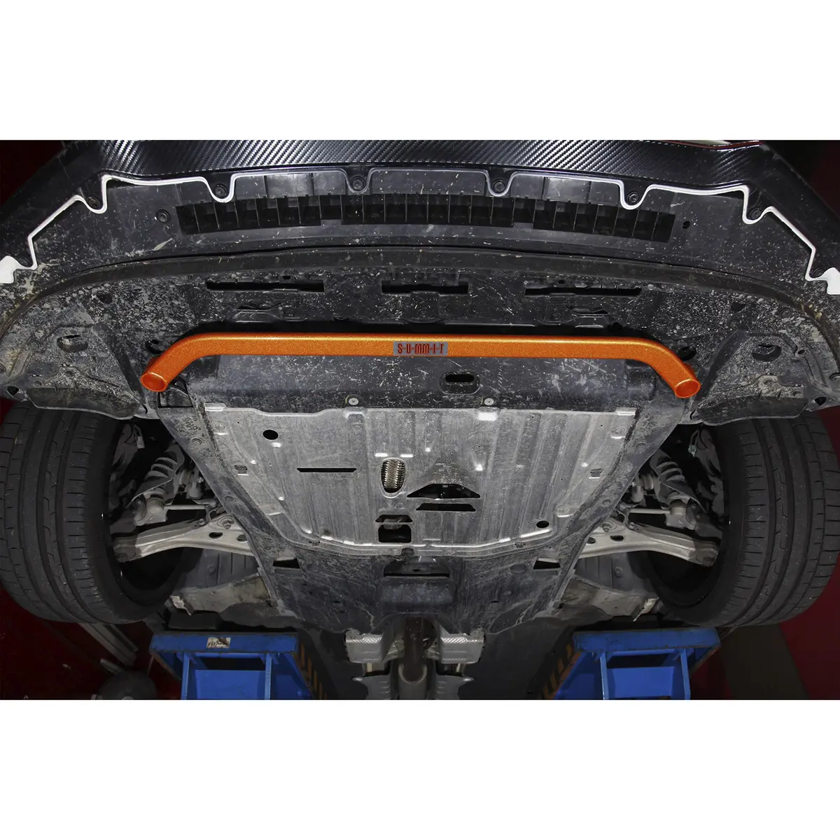 Swave & Summit | Front Lower 2-Point Tie Bar | Honda Civic Type R | Fk8 2.0T K20c1 | 2017+ 1