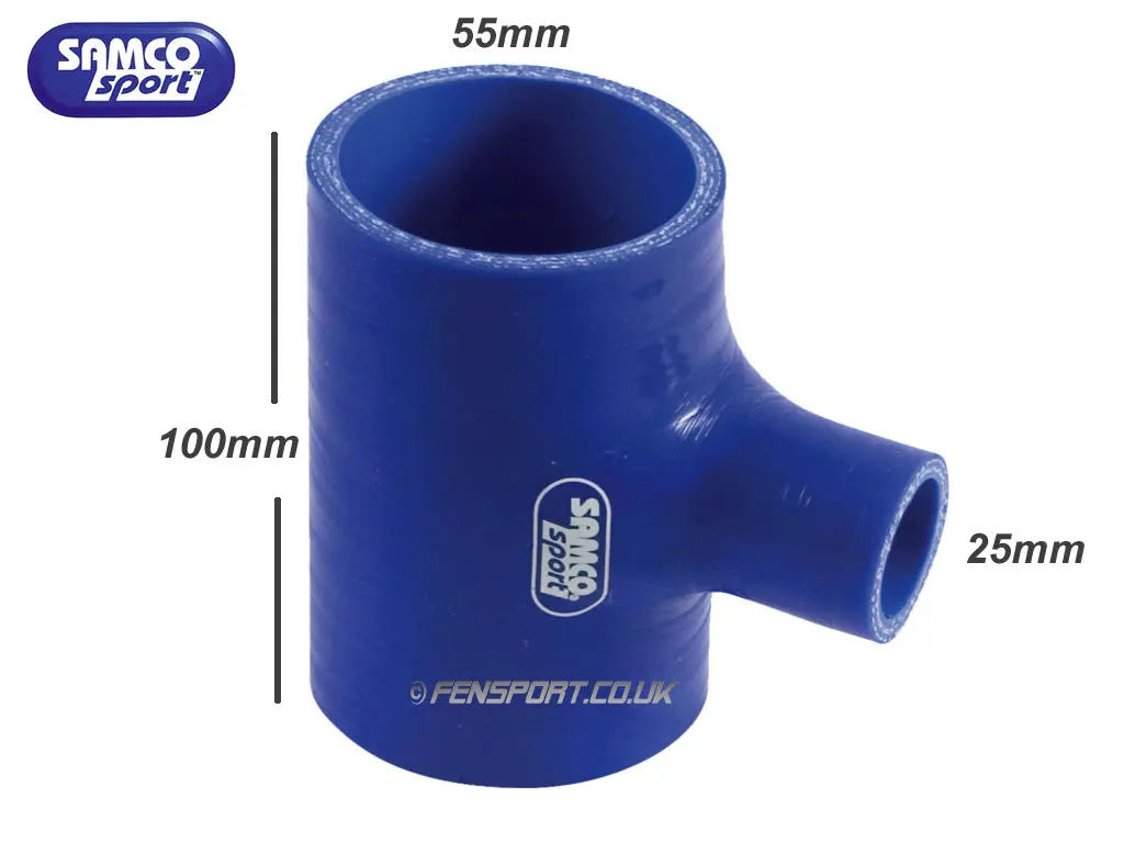 Samco T Piece - Blue - 54Mm (25Mm Offtake) 1