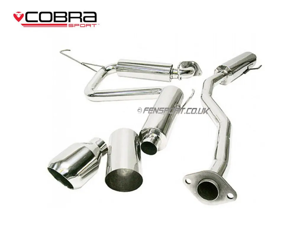 Cobra Exhaust System - Cat Back - Various Tailpipe Options - Celica 190, Zzt231 1.8 Vvti 1