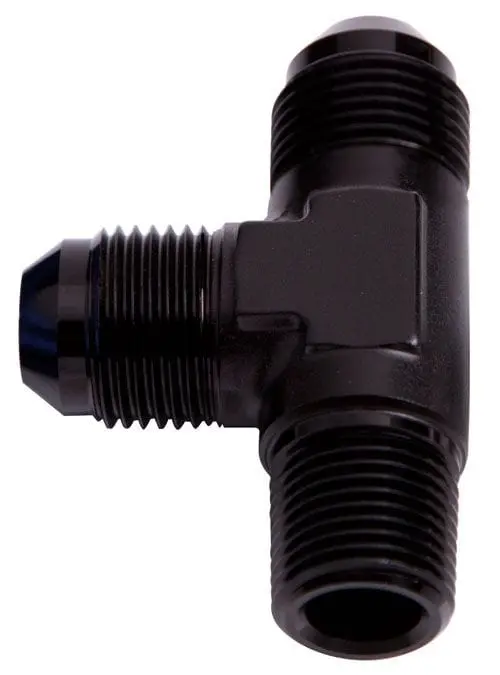 Af826-04Blk 1/8" Npt To -4An Black Anodized Tee Fitting 1