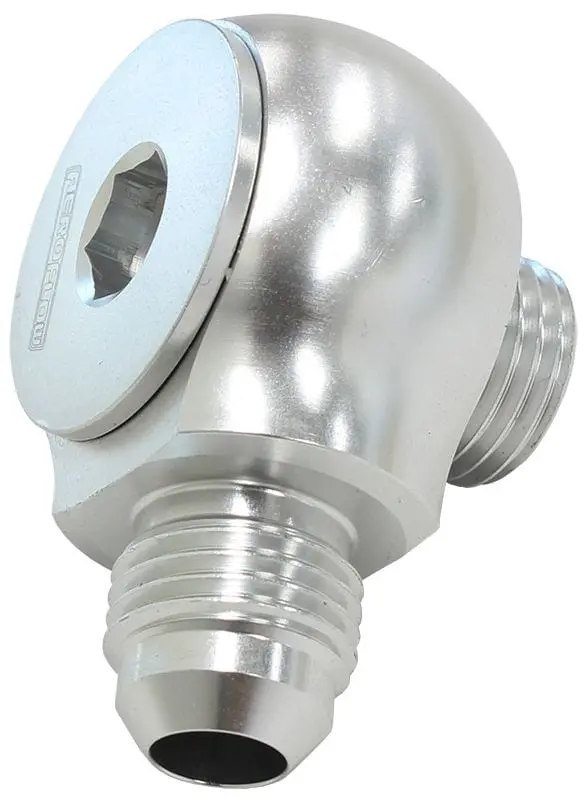 Aeroflow 90° Low-Profile Fitting – -10 Orb To -10 An Male Adapter Af909-10S 1
