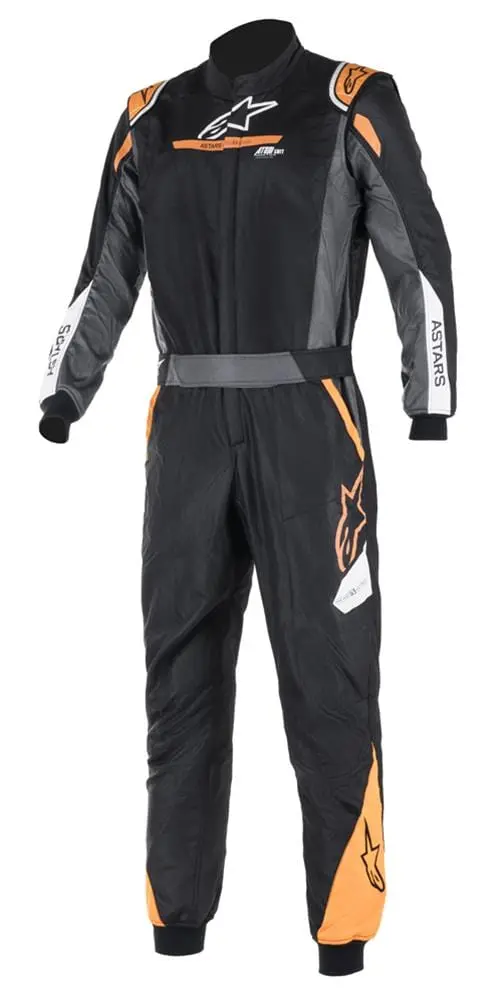 Alpinestars Atom Graphic Racing Suit – Size 50, Flame-Resistant Design 1