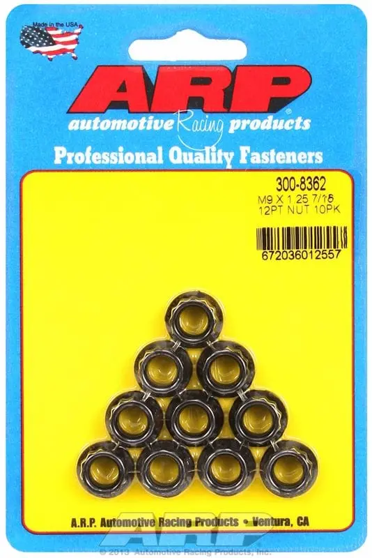 12-Point Chrome Moly Nut With Black Oxide Finish, Ar300-8362 1