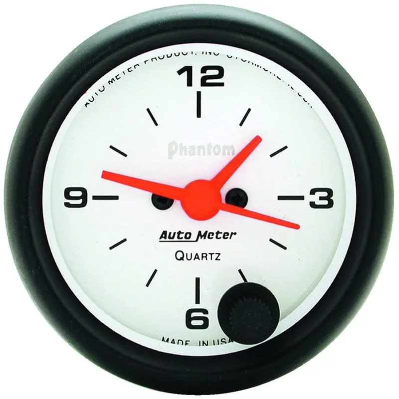 Phantom Series Analog Clock – Au5785 Dashboard Mount 1