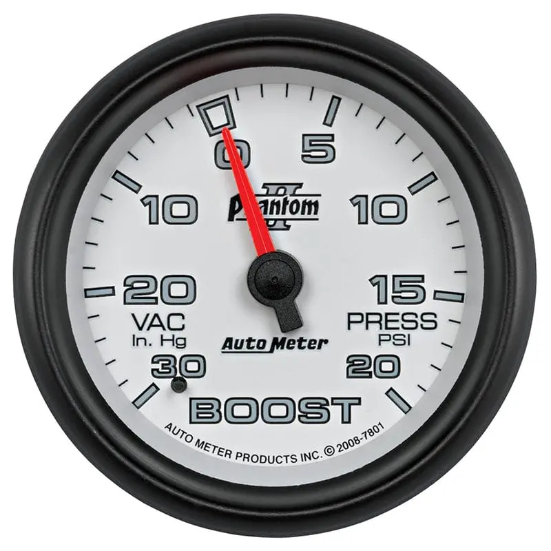 Phantom Ii Au7801 Dual-Scale Boost And Vacuum Pressure Gauge 1