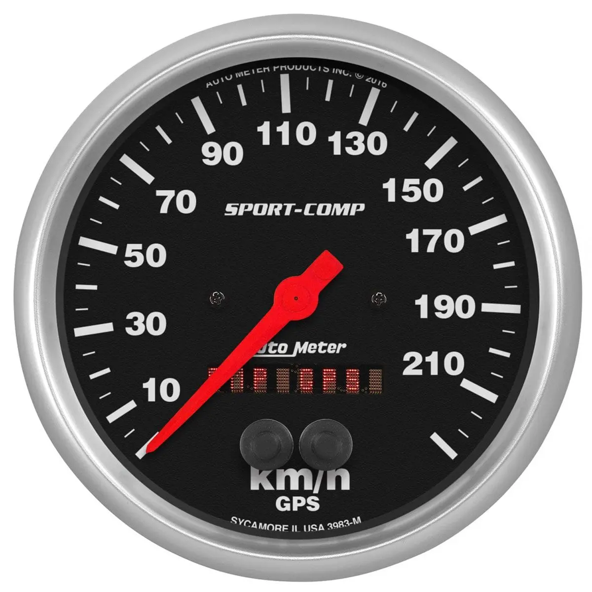 Sport-Comp Au3983-M Gps Speedometer With Analog Display 1