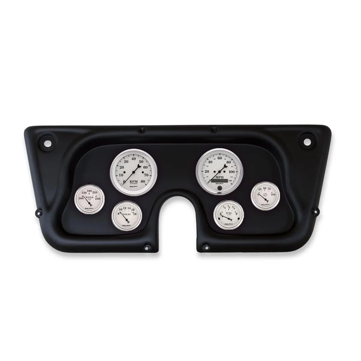 Autometer Old Tyme White Instrument Cluster – 2142-08 1