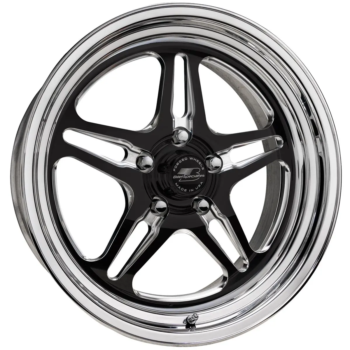 Billet Specialties Amcb43795 Amc43 Lonestar Black Satin Custom Wheels 1
