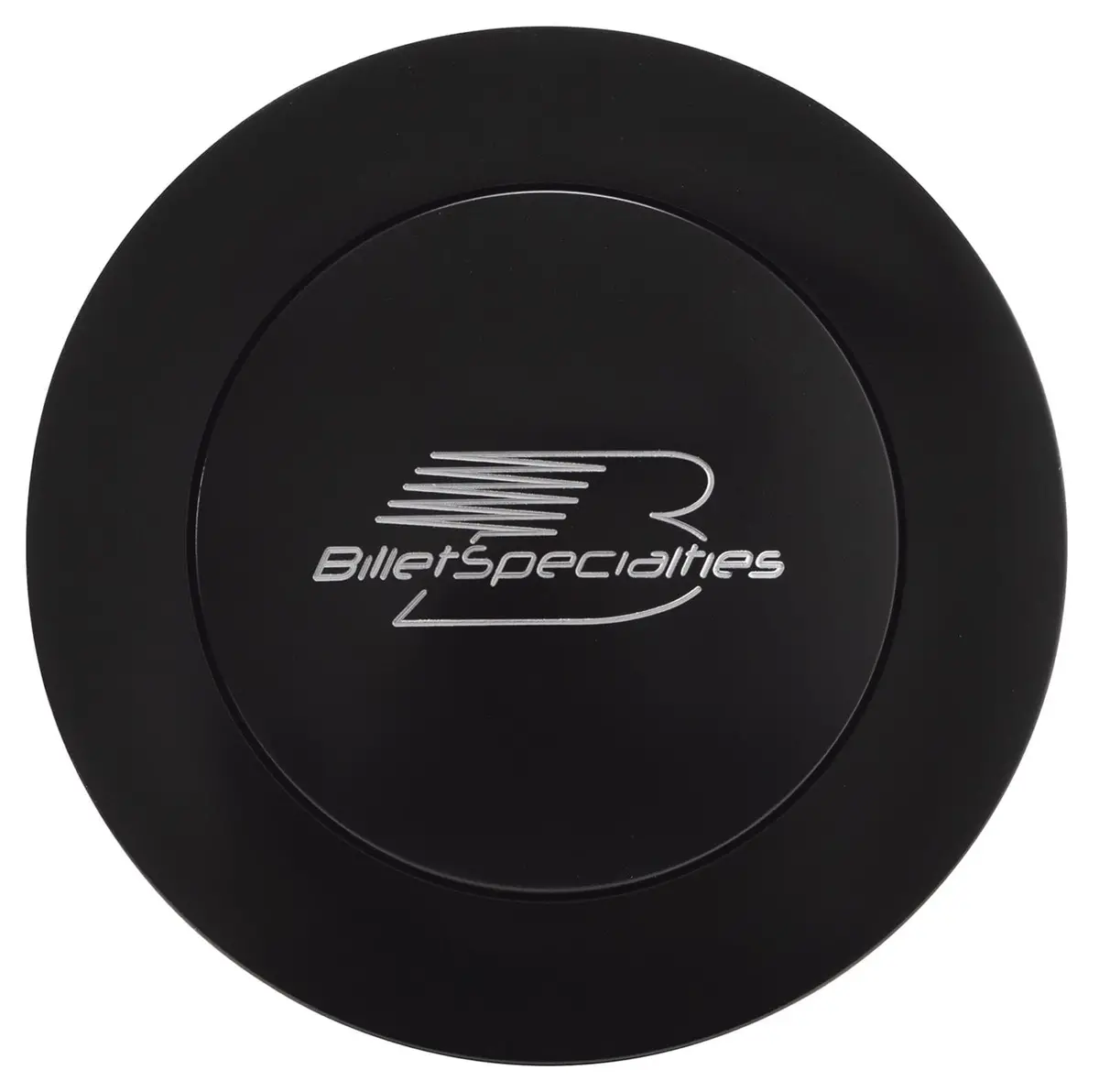 Billet Specialties Blk32625 Polished Aluminum Horn Button – Vintage-Style Steering Accent 1