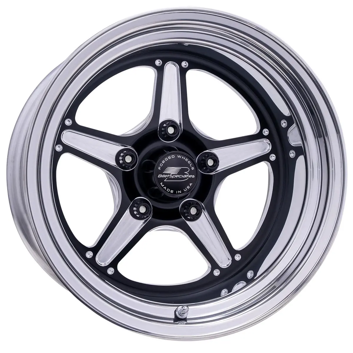 Billet Specialties Brs23512L6535 Street Lite Black Alloy Wheels 1