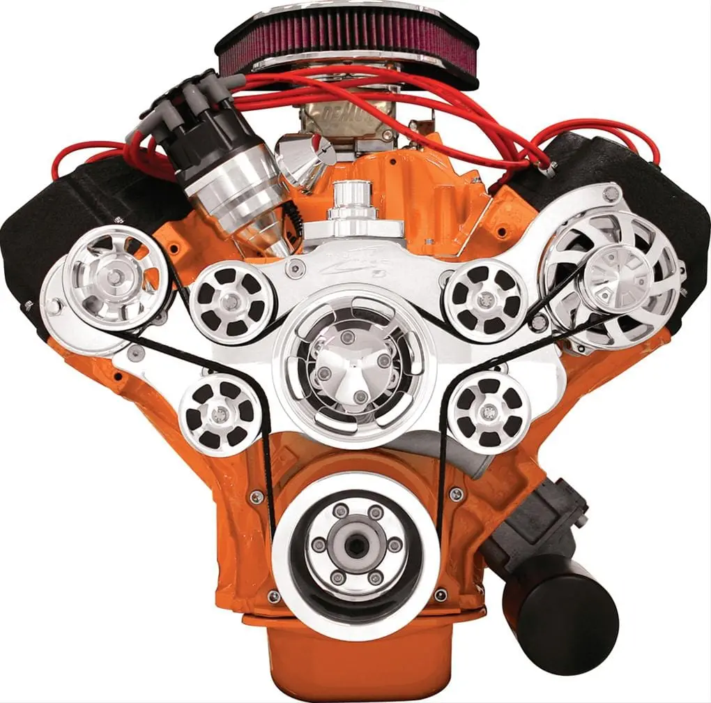 Billet Specialties 14825 Tru Trac Serpentine Drive System (No A/C) 1