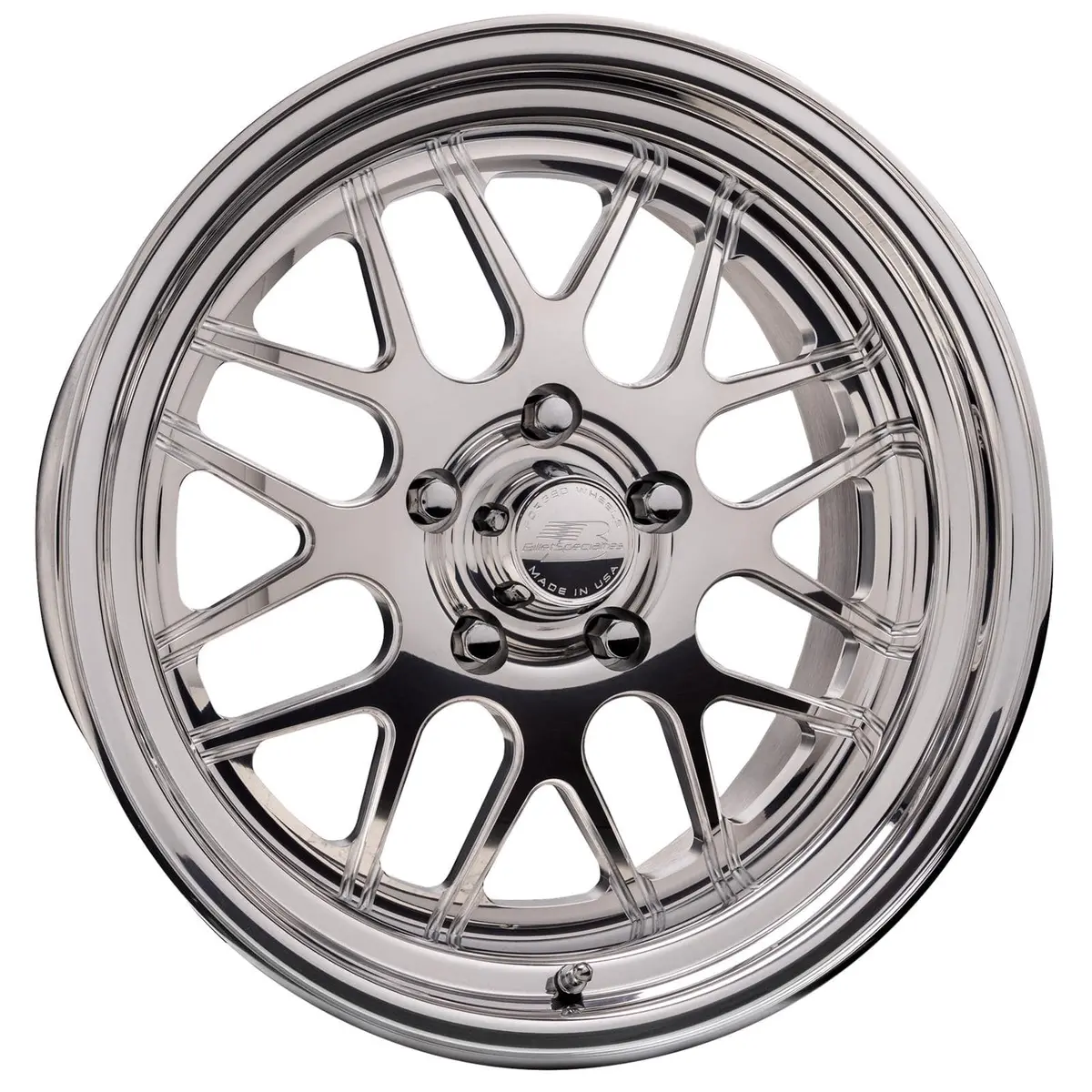 Amc60710R6550 Billet Specialties Wheel – 15" X 7" Chrome-Finished Rim 1