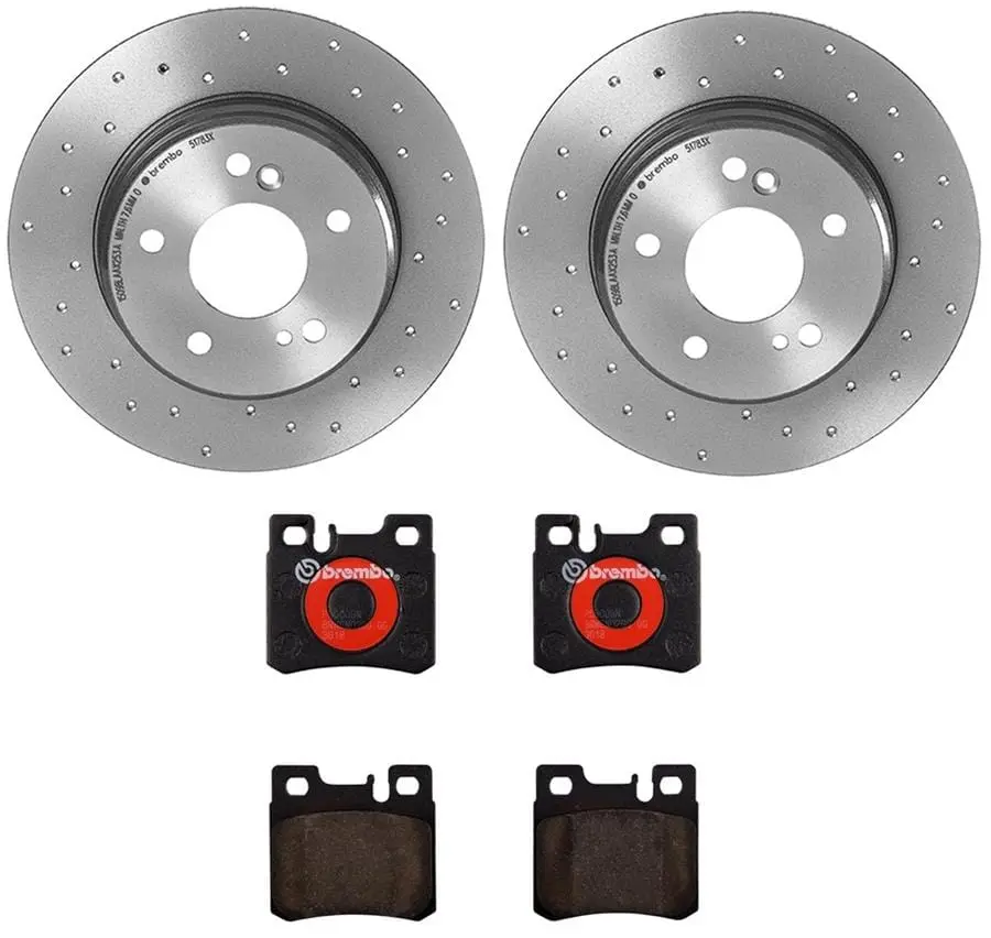 Brembo Ktx0054 Brake Pad & Rotor Kit - Premium Ceramic Friction System 1